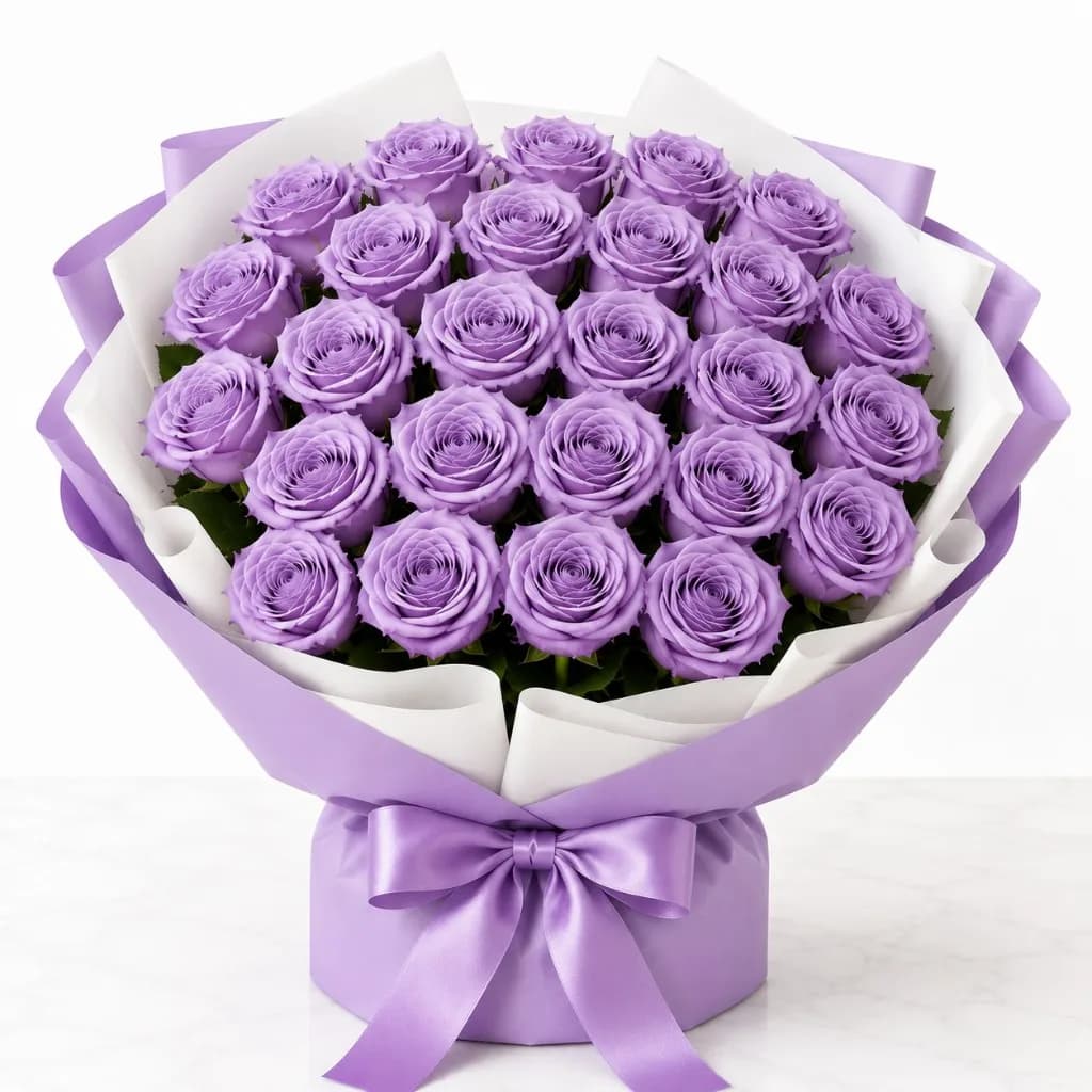 Lavender forever roses